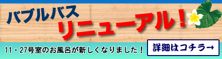 バブルバスリニューアル